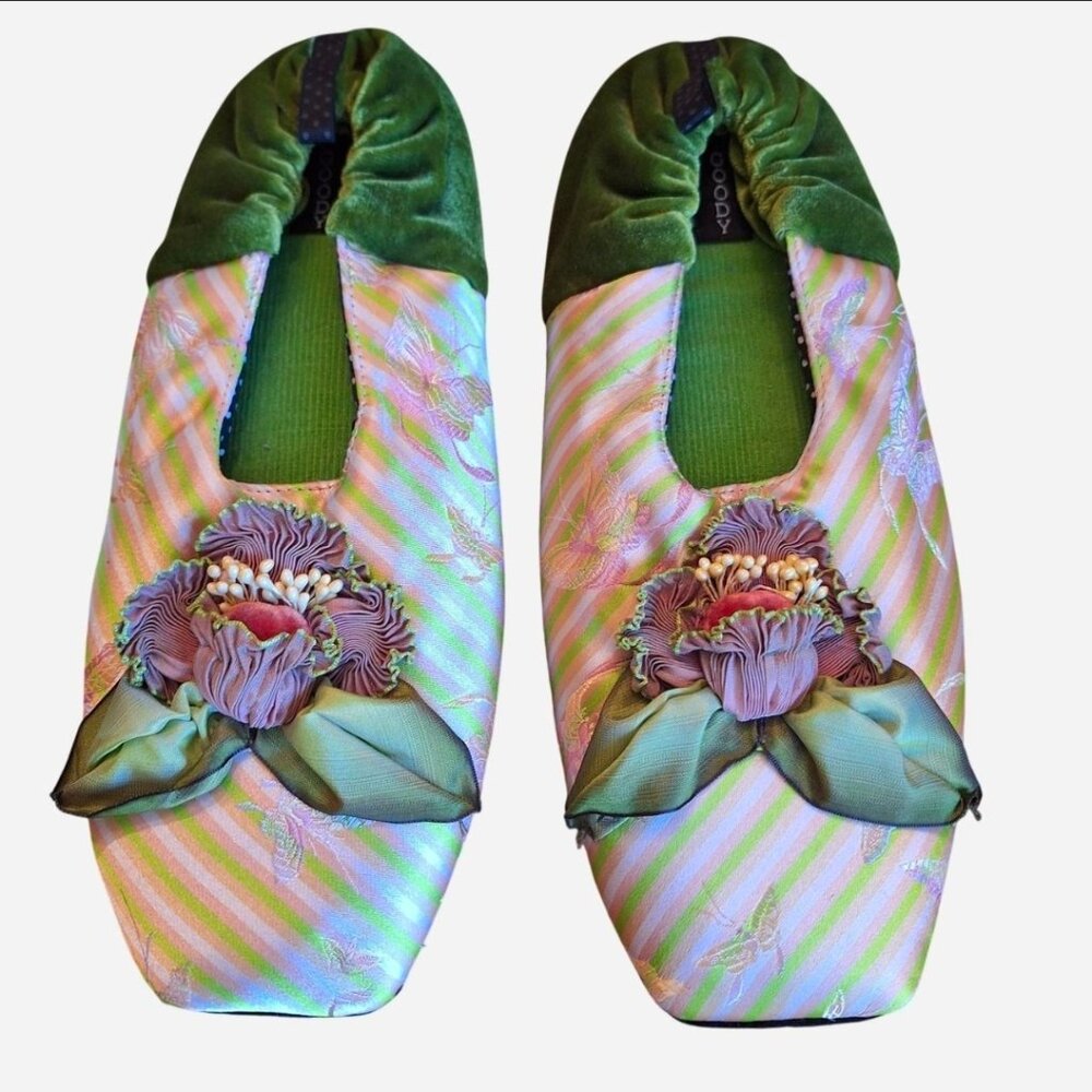 Goody, McKenzie Bon Bon silk ballet slippers, women's size WL, 9-9.5. Like New ! - Picture 4 of 8